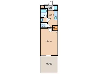 和歌山県和歌山市今福1丁目【アパート】の間取り