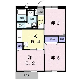 ロマネ・コンティⅡ【1階】の間取り