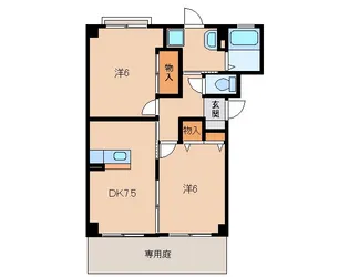 フォレストハウス【1階】の間取り