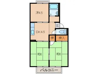 アビタシオン【2階】の間取り