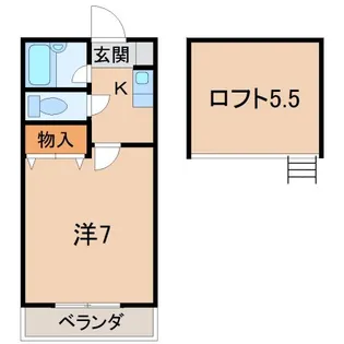 コーポラスM【1階】の間取り