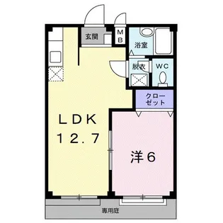 和歌山県有田郡湯浅町大字別所【アパート】の間取り