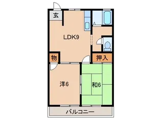 サイトウハイツ【2階】の間取り