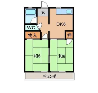 大澤マンション【2階】の間取り