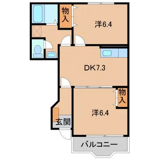 エクセルしらさぎ台ヒルズ【1階】の間取り