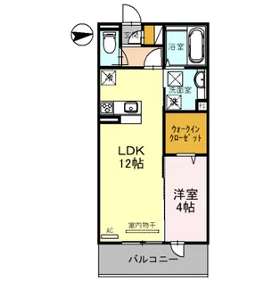 D-room桑ノ木【1階】の間取り