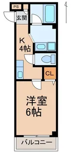 GRACE CASA アマノ【3階】の間取り