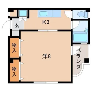 ハイツときわ【3階】の間取り