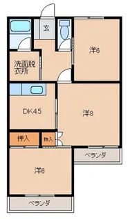アルモニー松江【2階】の間取り