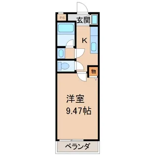 和歌山県和歌山市中之島【アパート】の間取り