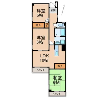 3LDKの間取り画像