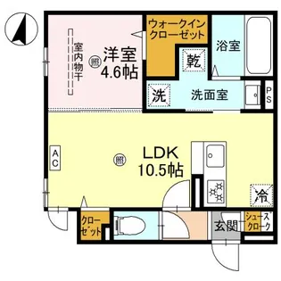 D-grace秋月【2階】の間取り