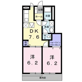 和歌山県和歌山市紀三井寺【アパート】の間取り