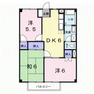 和歌山県和歌山市吉礼【アパート】の間取り