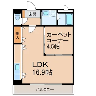 コンフォース21【3階】の間取り