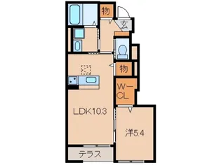 和歌山県和歌山市塩屋5丁目【アパート】の間取り