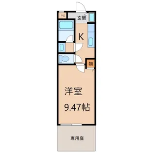 和歌山県和歌山市中之島【アパート】の間取り