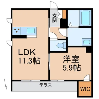 和歌山県和歌山市太田4丁目【マンション】の間取り