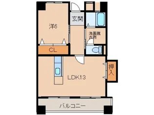 グレイスピア吹上【4階】の間取り