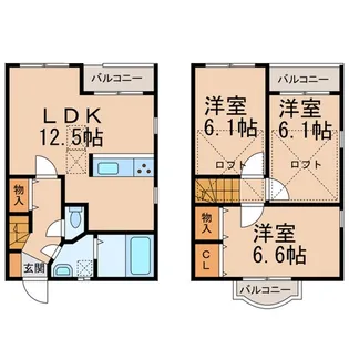 パンチュールの間取り