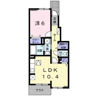 ベリーリーフ【1階】の間取り