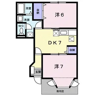 和歌山県和歌山市榎原【アパート】の間取り