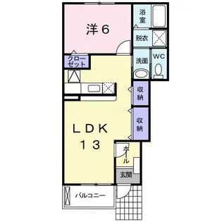 和歌山県和歌山市西浜3丁目【アパート】の間取り