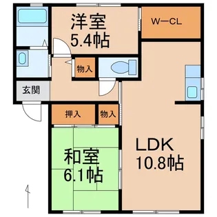 クインテット【1階】の間取り