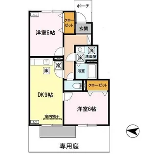 和歌山県海南市岡田【アパート】の間取り