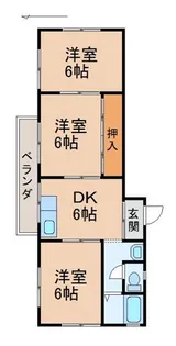 グランシエル秋月【1階】の間取り