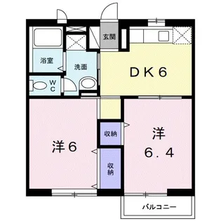 セレニティ【2階】の間取り