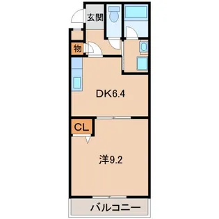 和歌山県和歌山市三葛【アパート】の間取り