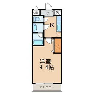 和歌山県和歌山市西小二里3丁目【アパート】の間取り