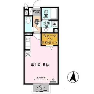 和歌山県和歌山市布引【アパート】の間取り