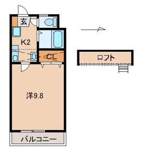 モスビル【3階】の間取り
