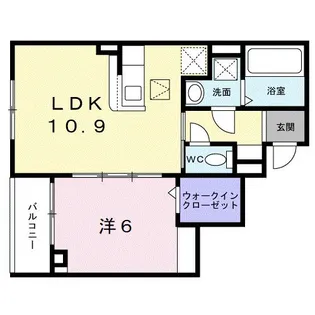 ヒカルサ和歌山本町【1階】の間取り