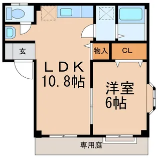 和歌山県和歌山市松島【アパート】の間取り