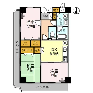 和歌山県岩出市金池【マンション】の間取り