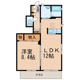 和歌山県和歌山市和歌川町【アパート】の間取り