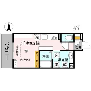D-Luce寄合町【1階】の間取り