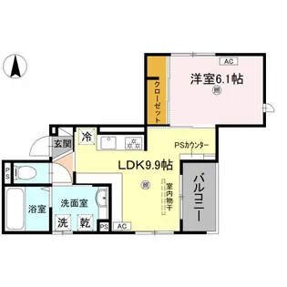 D-Luce寄合町【2階】の間取り