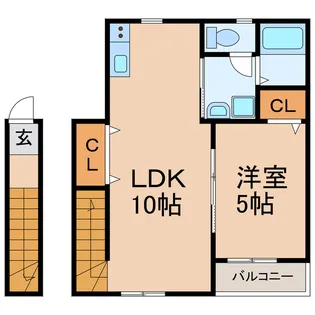 TJ初島A棟【2階】の間取り