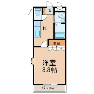 和歌山県和歌山市南甚五兵衛丁【マンション】の間取り