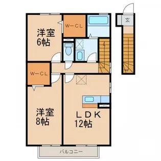 Phrase Hayashi【2階】の間取り