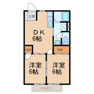 カーム和田【2階】の間取り
