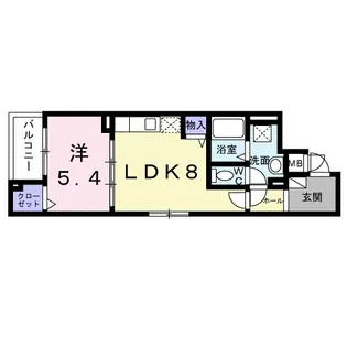 モンテリザイア紀和【3階】の間取り