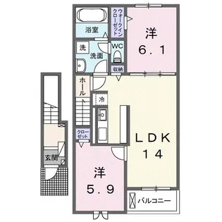 リッチェ・ツリー【2階】の間取り