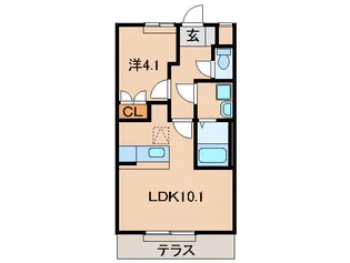 和歌山県和歌山市善明寺【アパート】の間取り