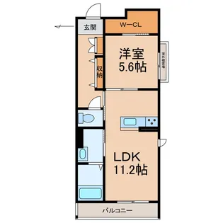 ハルミエールⅡ【3階】の間取り