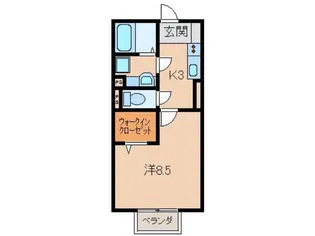 ソレアードi【2階】の間取り